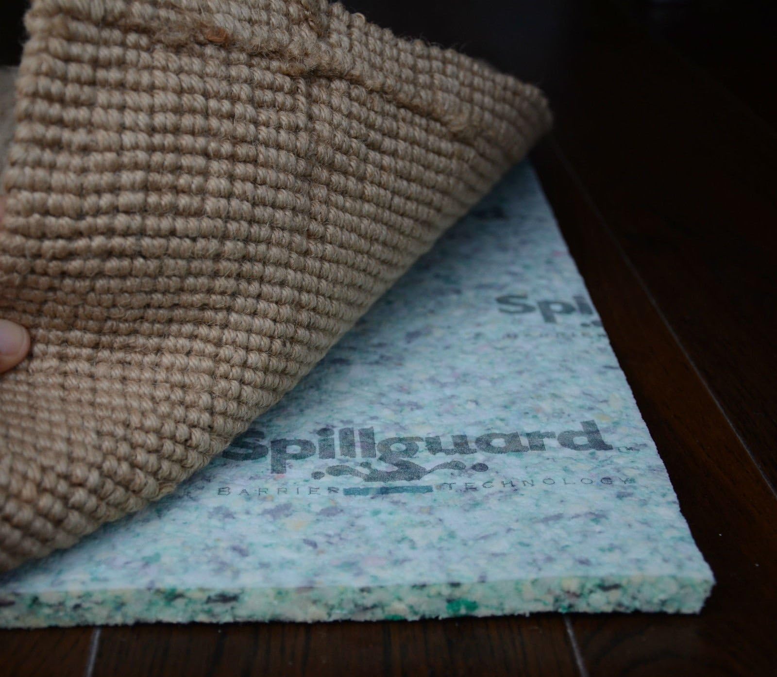 Carpenter, 4'x6', 7/16" Thick Foam Rebond, Spillguard Resistant Rug Pad