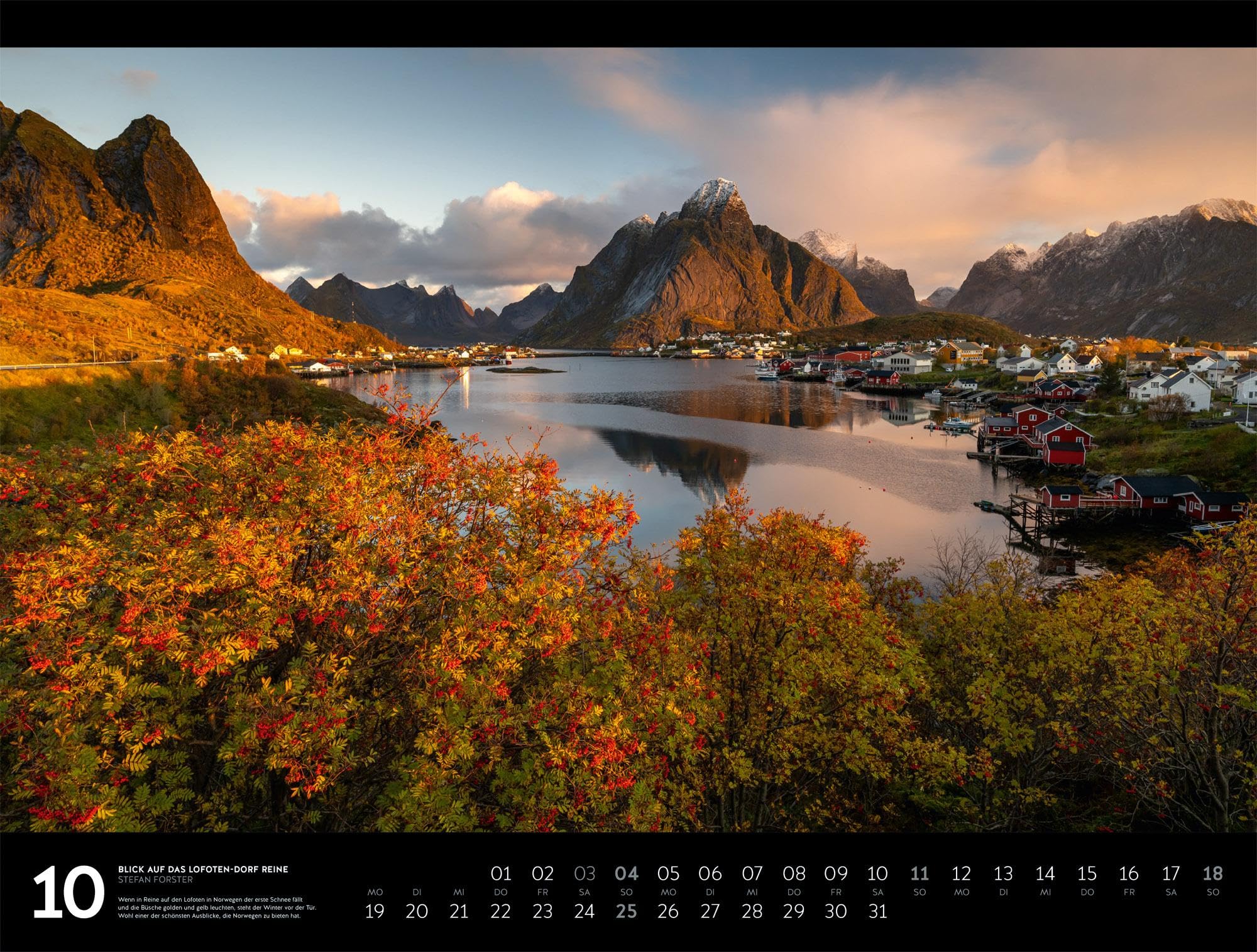 Nordische Welten Signature Kalender 2026 | Bildgewaltiger Skandinavien-Kalender im großen Querformat (66x50 cm) | Island, Färöer, Grönland, Norwegen