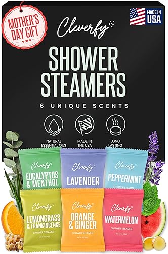 Cleverfy Shower Steamers - Aromaterapia – Regalos para el día de la madre para mamá, esposa del marido, abuela, hija y hermana, regalos de