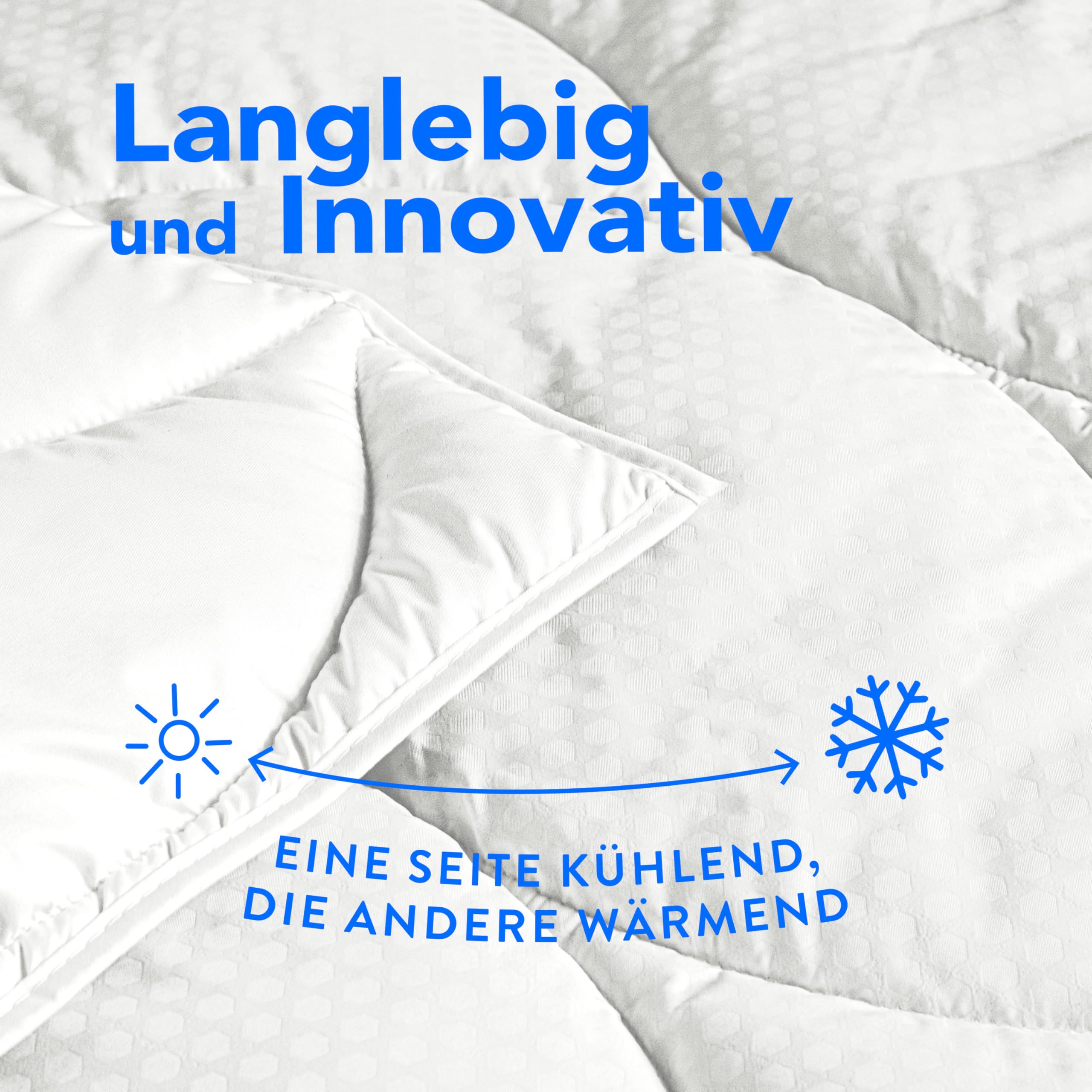 John Cotton Kühldecke für den Sommer 135x200 | Leichte Sommerdecke mit kühlender Technologie | Dünne Bettdecke 135 x 200 cm | Innovative, atmungsaktive & kühlende Decke