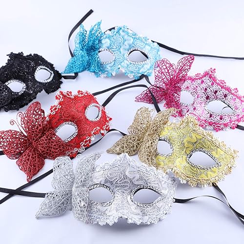 Miniatura 3 de Máscaras vintage para mascarada, máscaras de Mardi Gras, máscaras venecianas, unisex