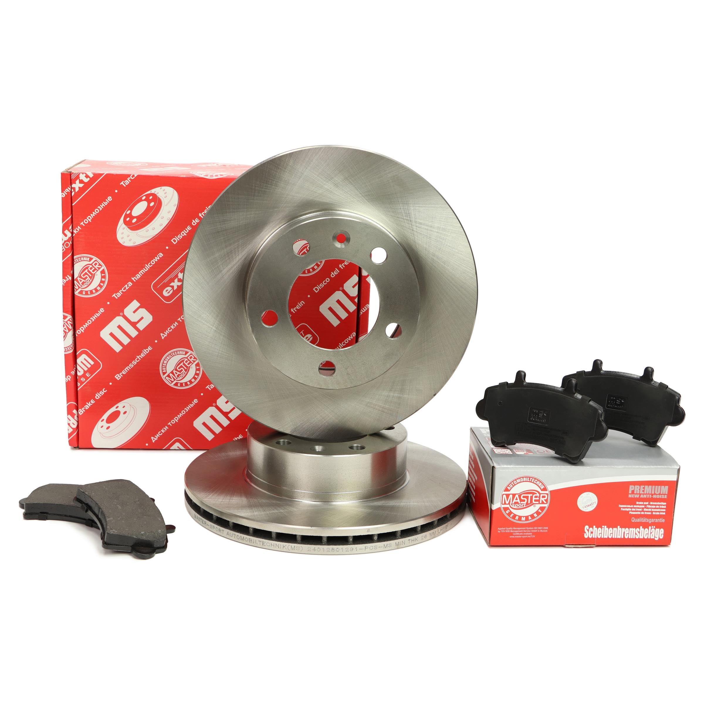 Kit de Frein - Disques et Plaquettes de Freins Essieu avant Ø305mm ventilé Compatible avec RENAULT Master 2 Van FD Master 2 Camion plate-forme/Châssis ED/HD/UD Master 2 Bus JD, OPEL