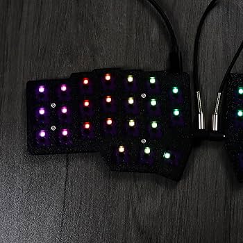 Amazon | YMDK ロープロファイル スプリット チョコレート キーボード