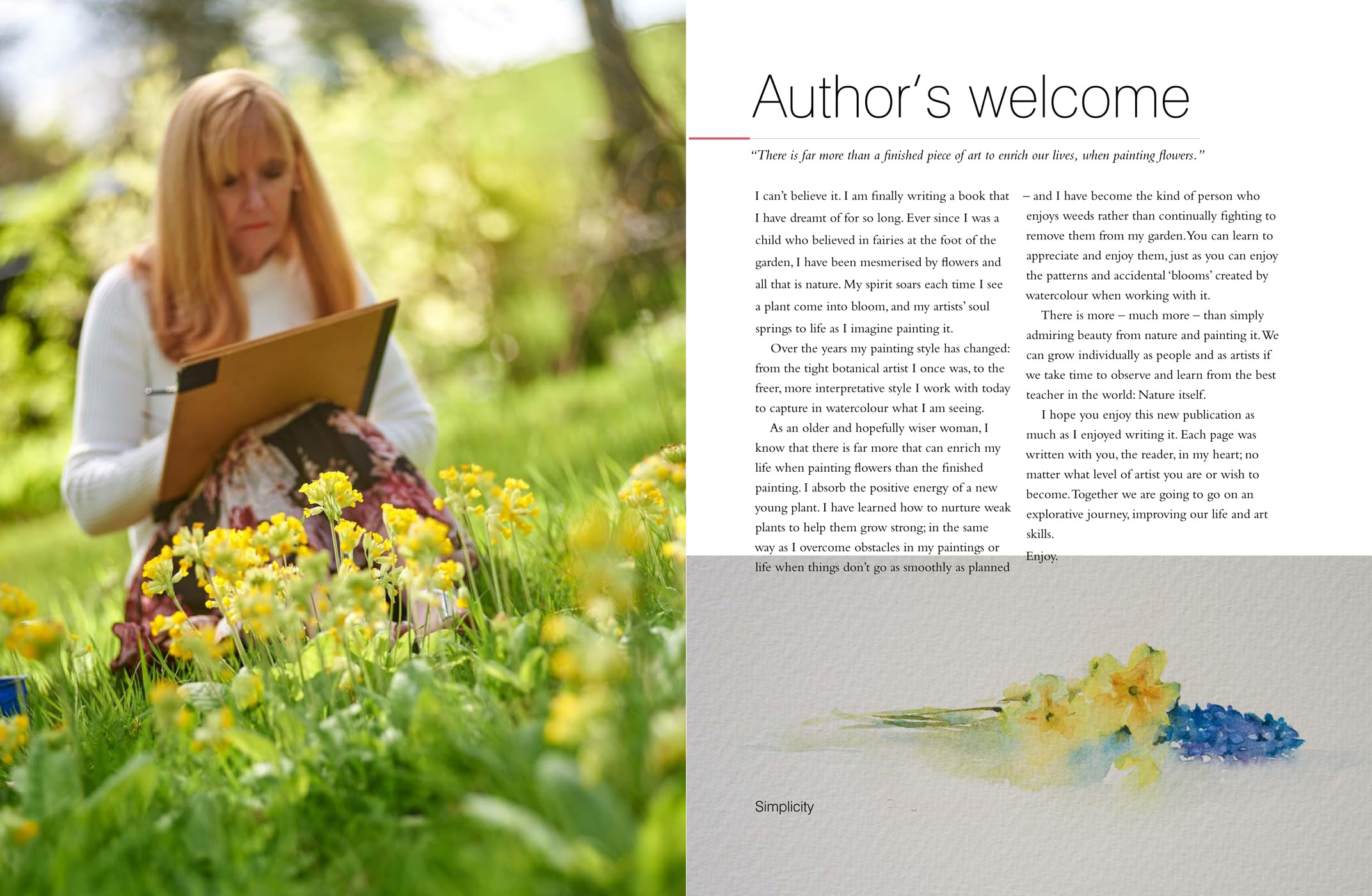 Atmospheric Flowers in Watercolour: Painting With Energy and Life