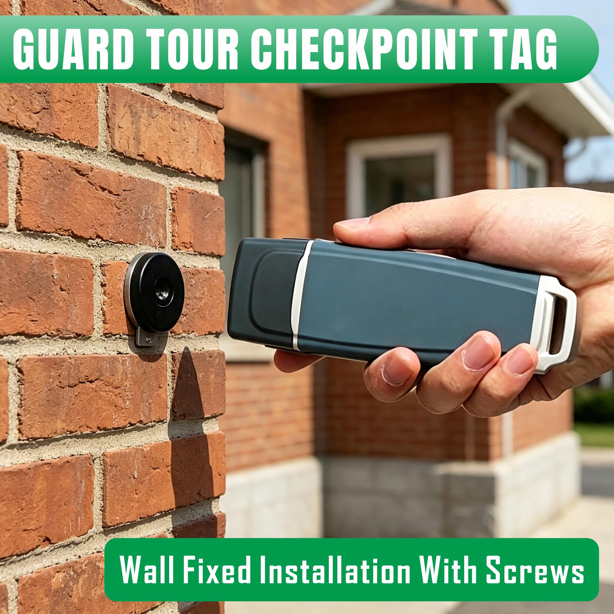 UHPPOTE 125KHz RFID EM ID Induktives Tag Token für Guard Tour Patrol System Checkpoint (Packung mit 50)