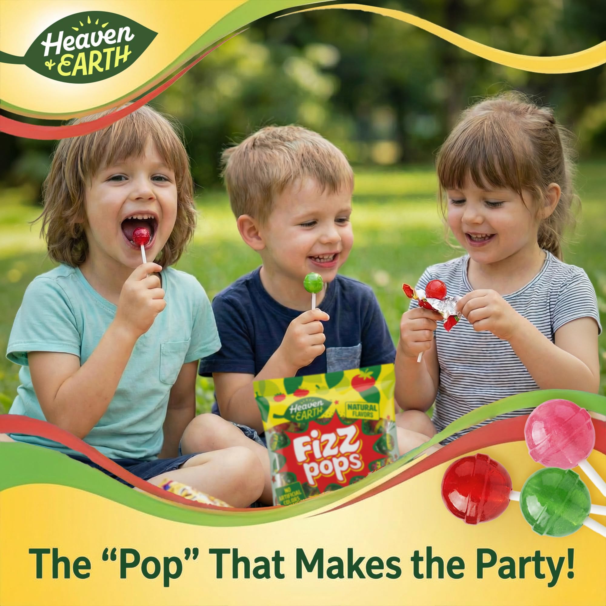 R&B DJ FAMAOUS CANDY SHOP プロモーション盤　非売品 Amazon.com : Heaven & Earth Berry, Apple, & Strawberry Fizz Pops