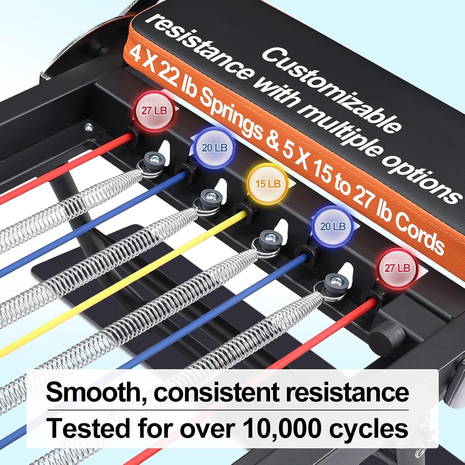 Pilates Reformer,Dpiolrcag Foldable Pilates Machine &Amp; Equipm...