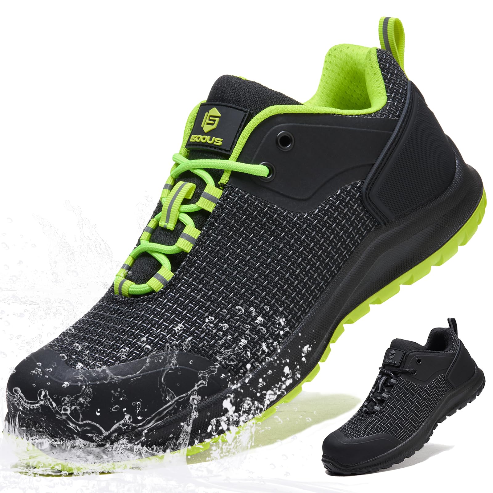 Scarpe Antinfortunistiche Uomo Donna ESD S3 Scarpe da Lavoro Metal Free SRC FO Scarpe da Cantiere Impermeabili