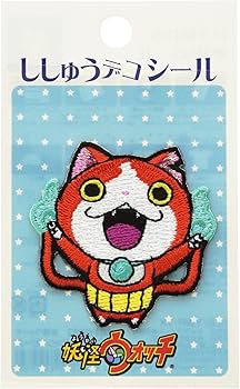 ジバニャンシール Amazon | 妖怪ウォッチ刺繍デコシール ジバニャン(ピース) S03Y0093
