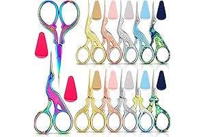 Acronde 2pcs Vintage Stork Shape Sewing Scissors