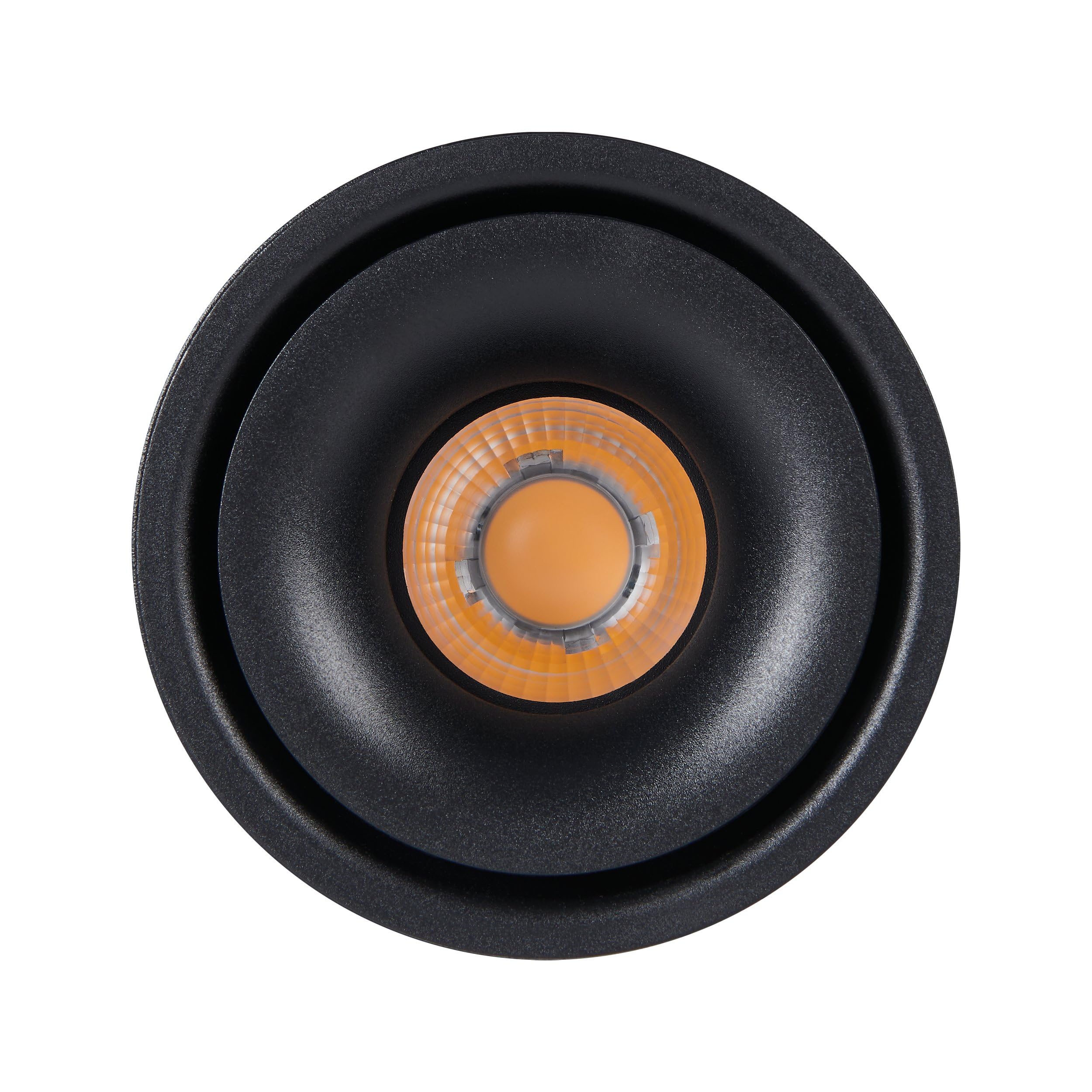 EGLO LED Halb-Einbaustrahler Bohoyo, Spot Deckenleuchte | Einbauspot oder Aufbaulampe, Deckenstrahler aus Aluminium in Schwarz, ∅ 10 cm