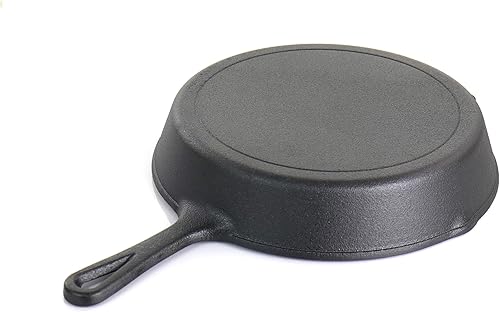 Miniatura 6 de MegaChef Sartén con tapas pre-sazonadas, juego de 6 piezas, negro, rojo