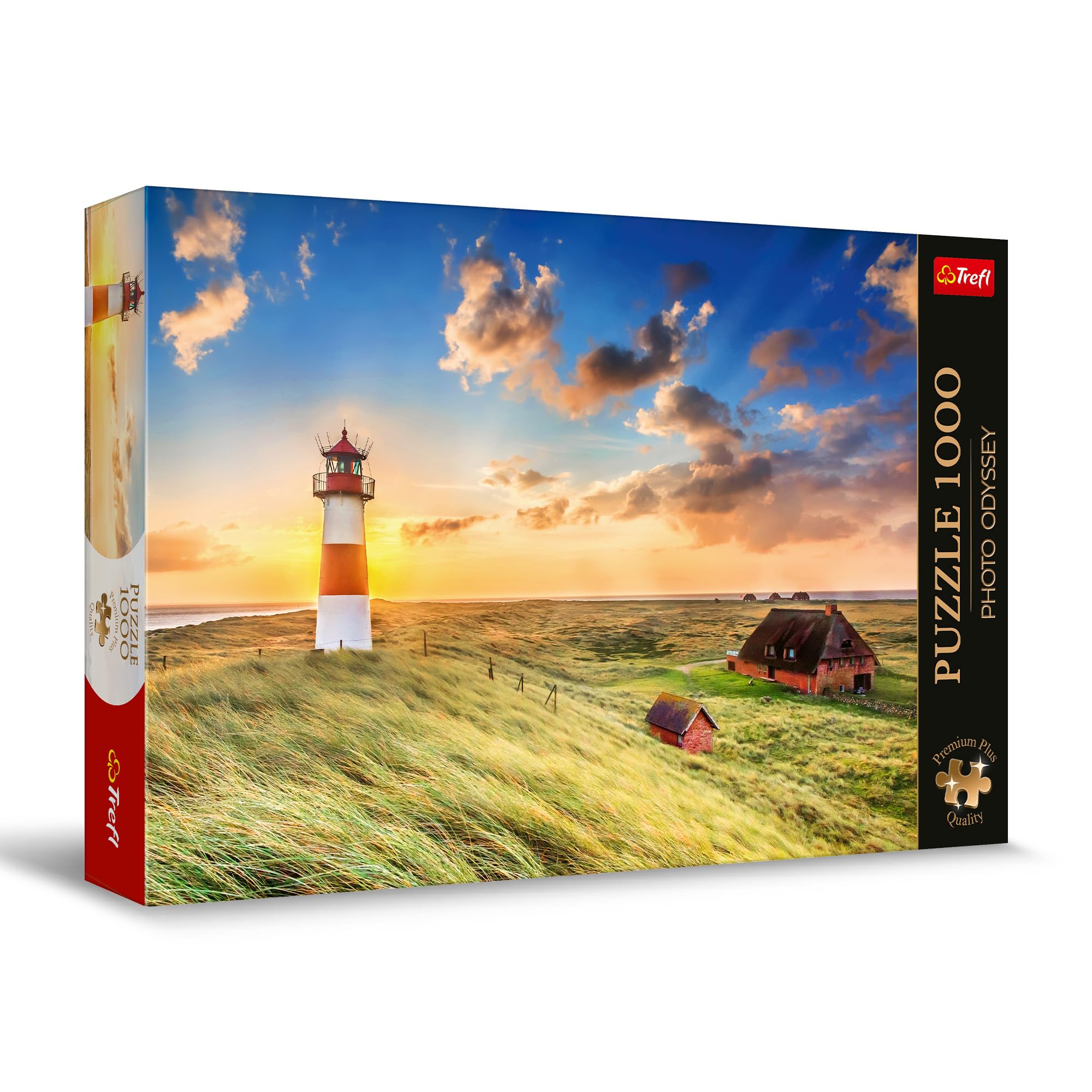 Trefl Premium Plus Quality-Puzzle Photo Odyssey: Faro a List, Germany-1000 Pieces, Unique Photos, Perfectly Matching Tiles, for Adults and Children from 12 Years, Multicoloured, 10823