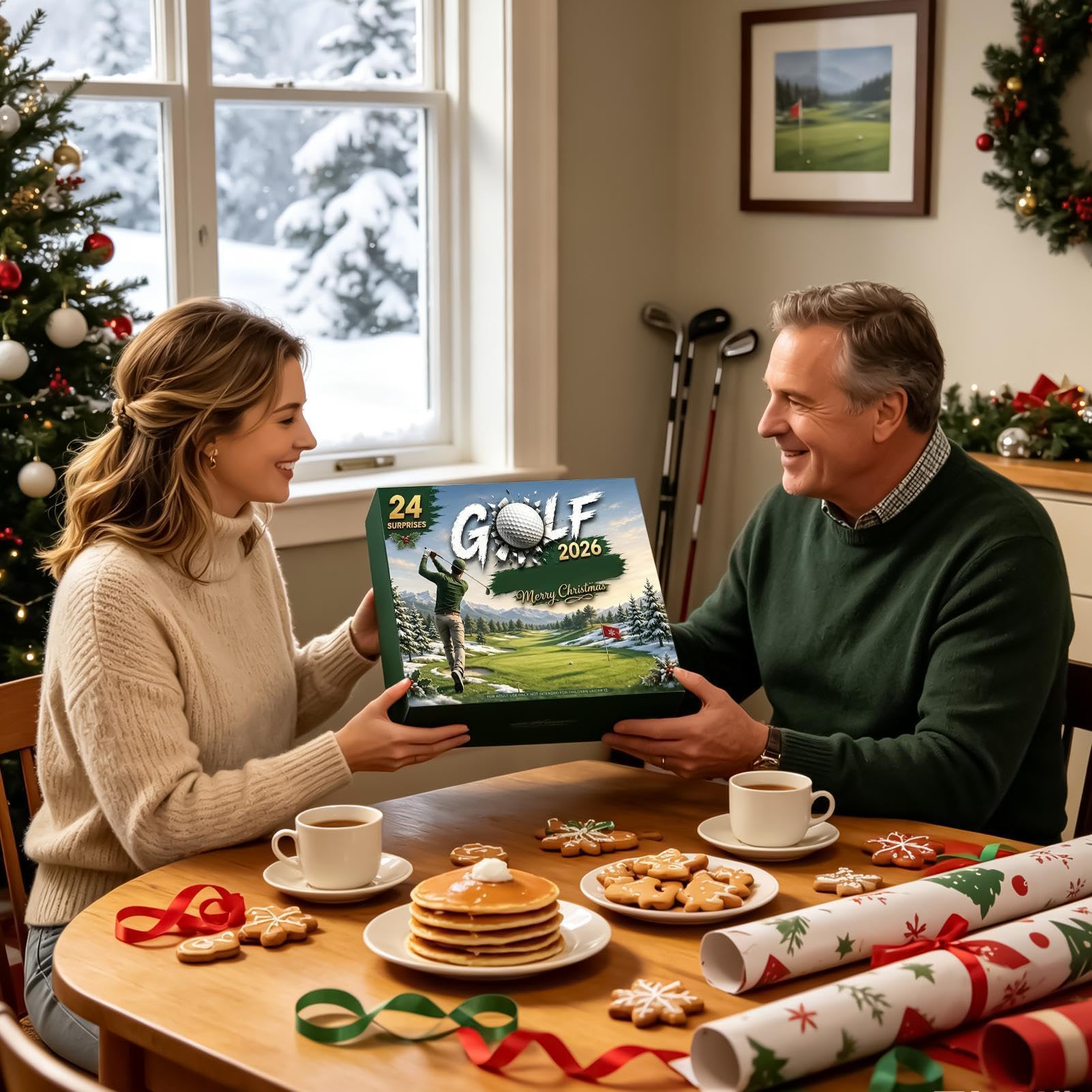Golf Advent 24 Giorni di Natalizio Portatile 2026