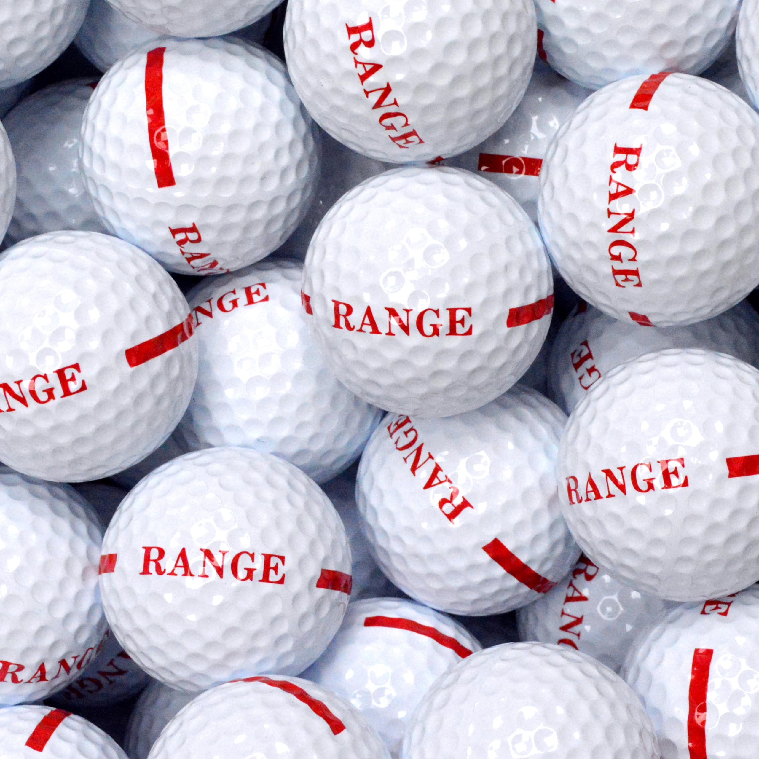 Second Chance Range Golf Balls - 1 Piece Construction, 80 Compression, Standard Golf Balls for Driving Ranges, 100 White Balls