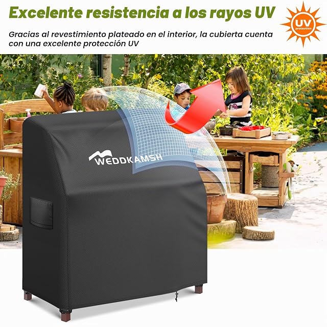 Foto 4 de 5 de Funda Cocina Infantil 80Lx50Wx90H cm, Funda Exterior Infantil Cocina De Juego, Funda Protectora para Cocina…