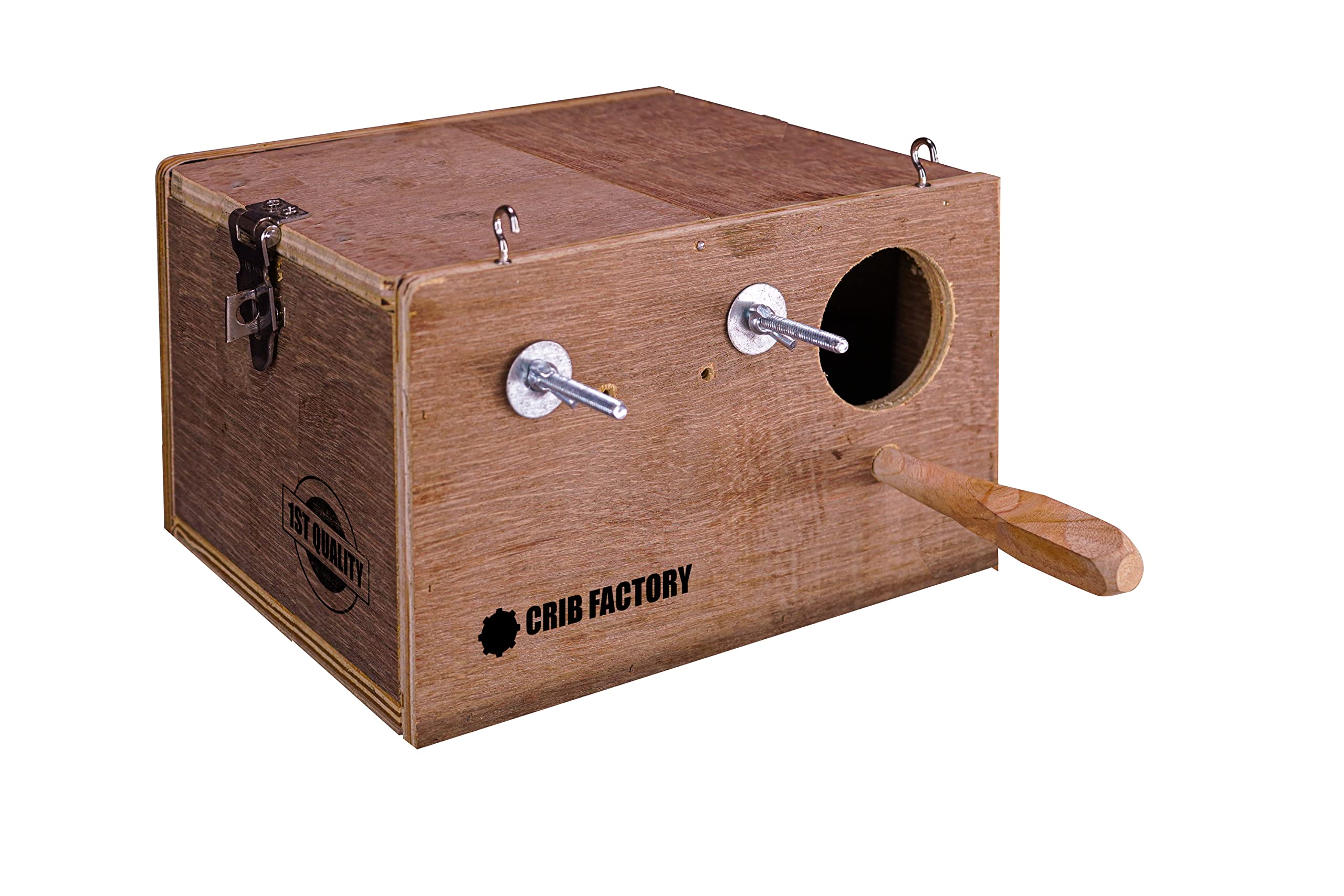 Crib factory Breeding Box for Budgies | HIGH-QALITY PLYWOOD | Budgerigar, African bird box (MEDIUM BOX 10 X 7 X 7 INCH) (B0BG2NNLQ3) Amazon Price History, Amazon Price Tracker