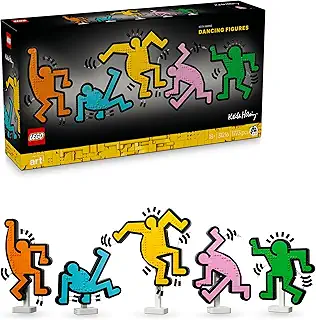 レゴ(LEGO) レゴアート Keith Haring – 踊るフィギュア おもちゃ 玩具 誕生日 プレゼント ブロック 男性 女性 絵画 アート インテリア オシャレ 31216