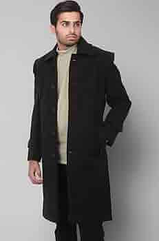 【 peak】FR Over Coat　Black Women Longline Parka Jacket