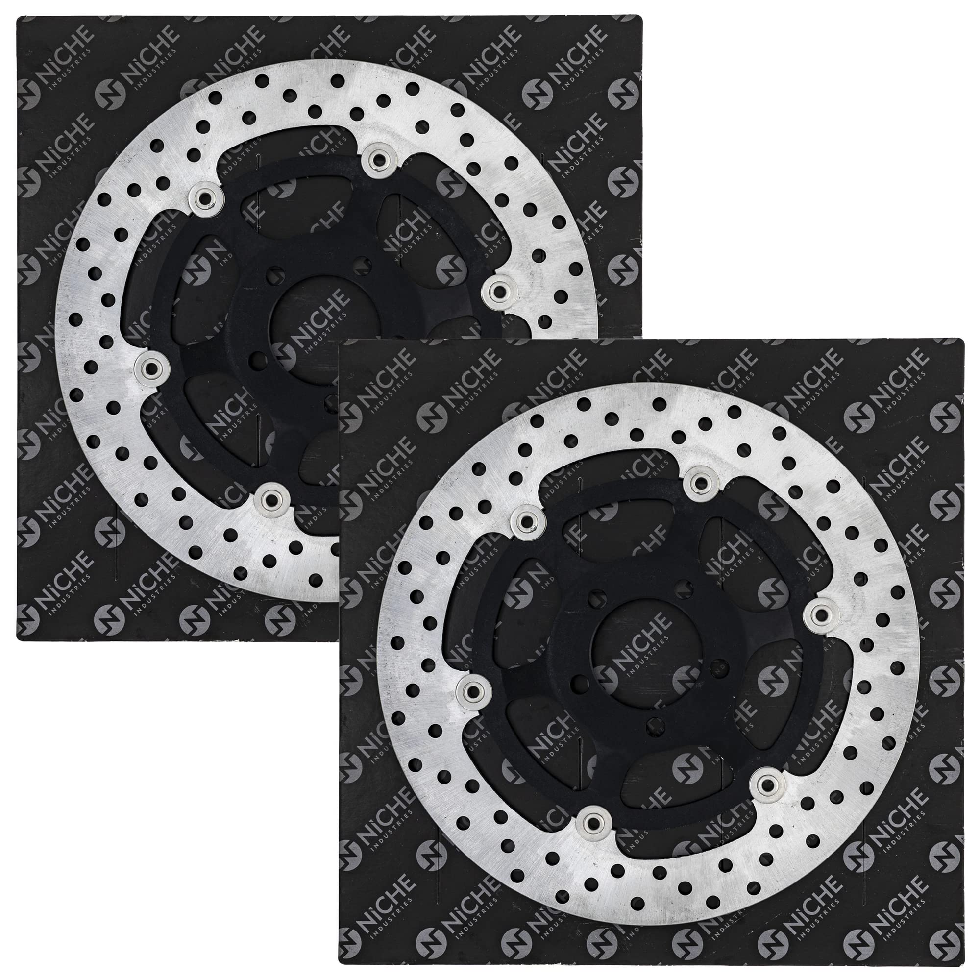 Amazon.com: NICHE Front Brake Rotor Set for Kawasaki Ninja ZX6