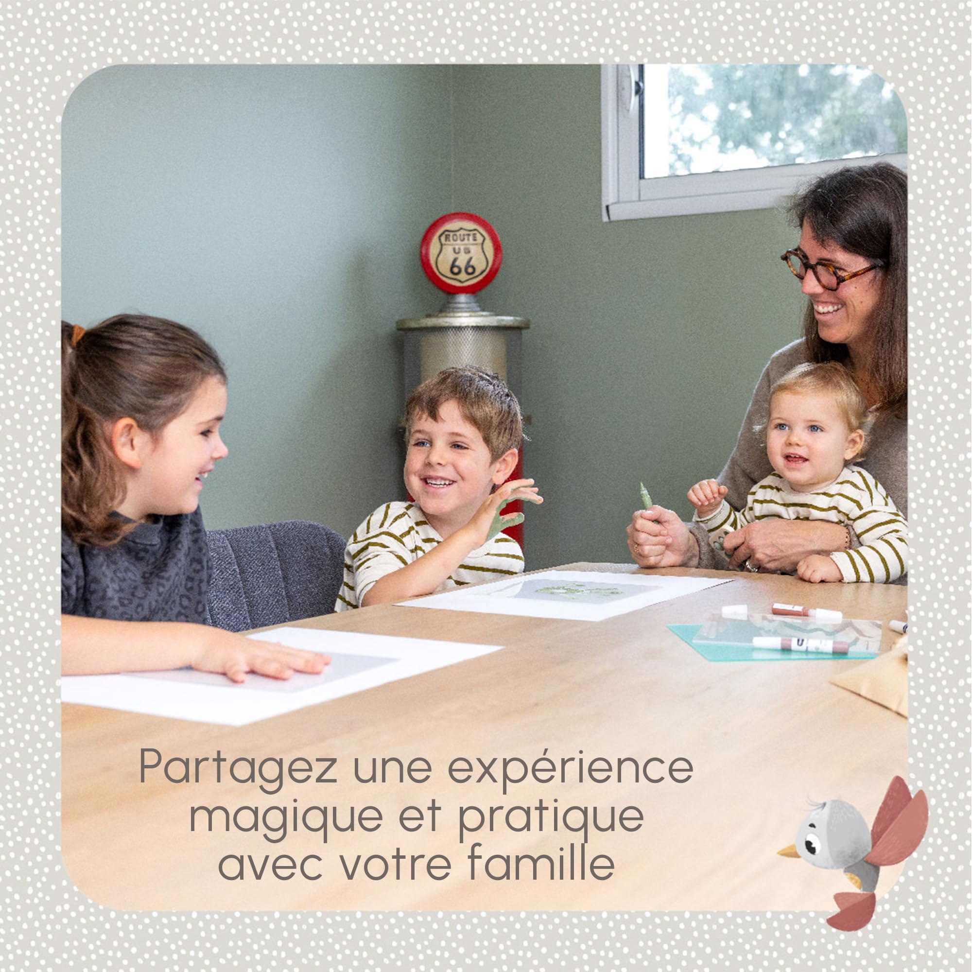 Tiny Love Family Prints, Kit Empreinte Famille, Cadeau Personnalisé Bebe Naissance, Testé dermatologiquement, Nouveau Cadeau Bebe, Baby Shower, Kit Tout-en-un, 0+ Mois, Tiny Creations