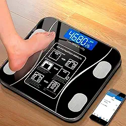 Balança Digital Bioimpedância Corporal Bluetooth Aplicativo-Ideal Para Fitness, Academia, Banheiro, Saúde E Bem Estar