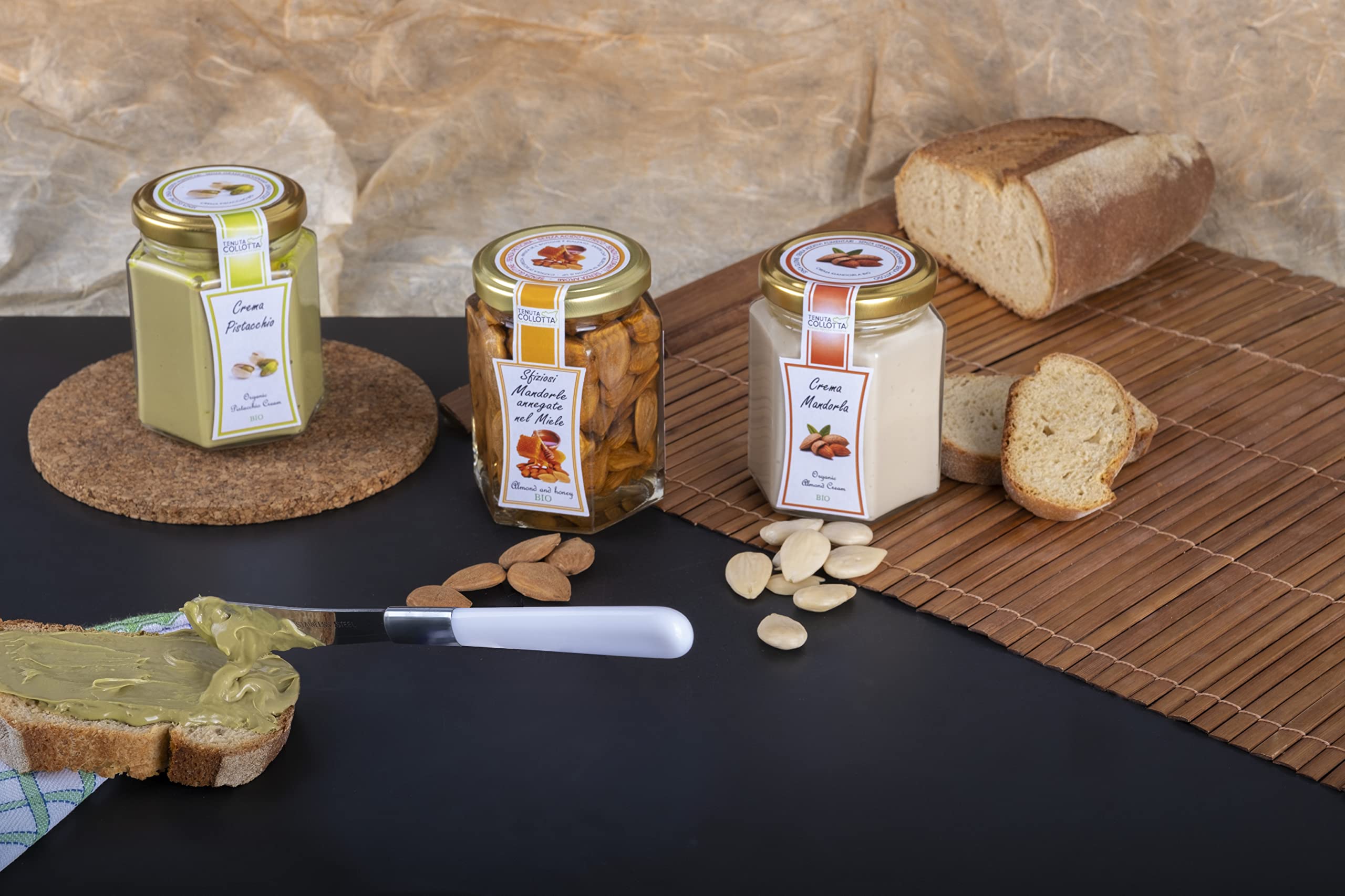 Tenuta Collotta® - Crème d'Amande Bio g 200-100% Italien - Produit en Sicile