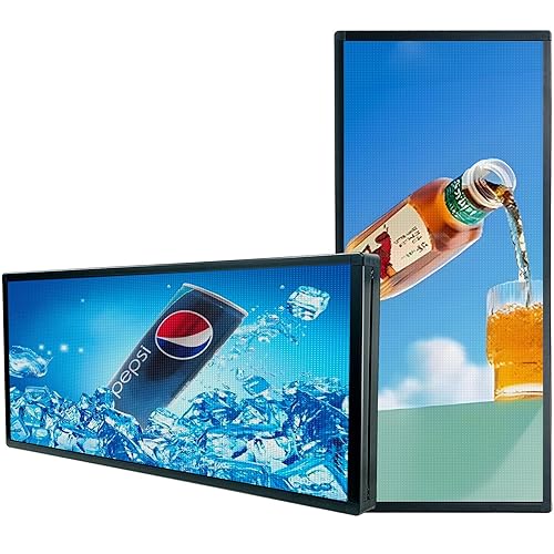 P6 Programmable Led Sign Custom Scrolling Outdoor Digital Signs For Businesses Display Screen Electronic Message Board Stock Ticker Advertising Pixel Led Panel Marquee 40"X17"