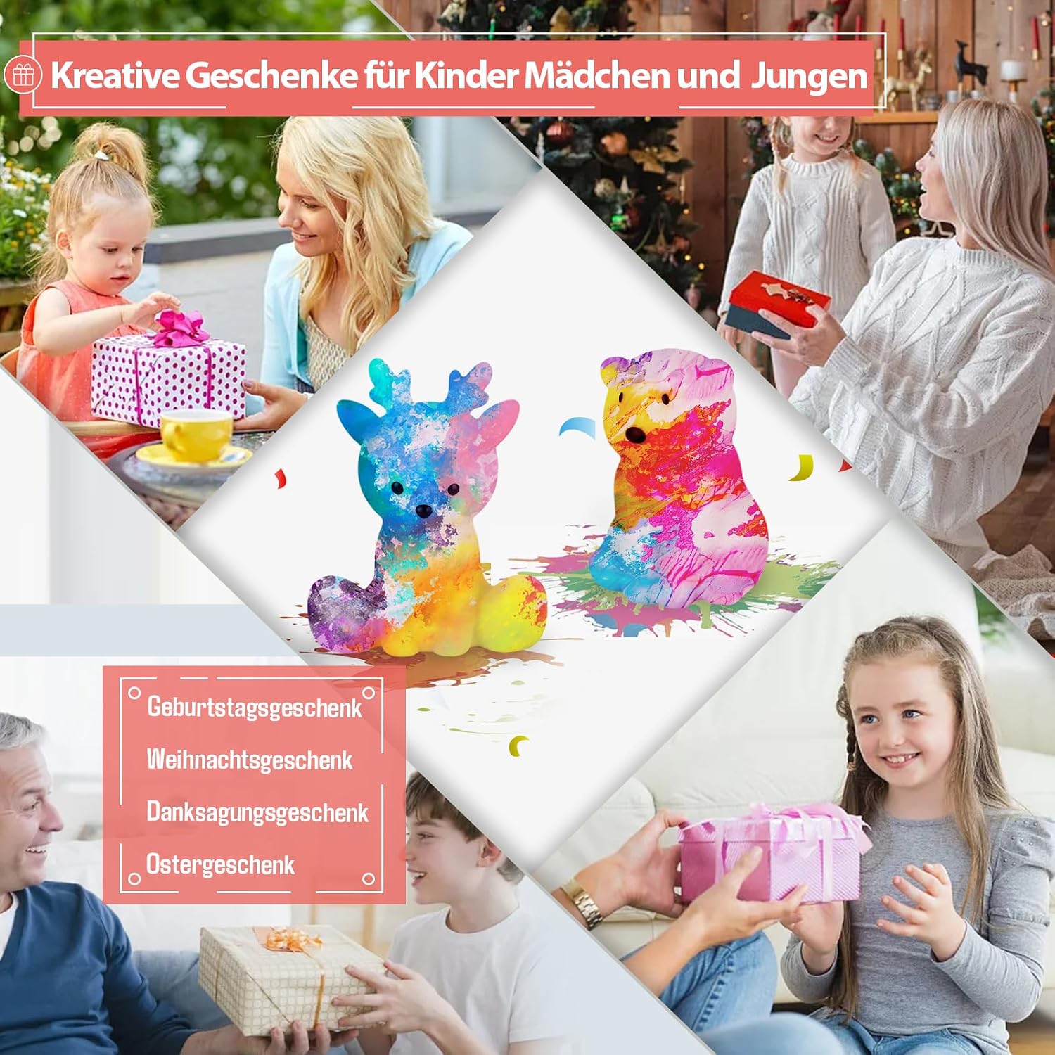 Festhető lámpa szett részletei és festékek