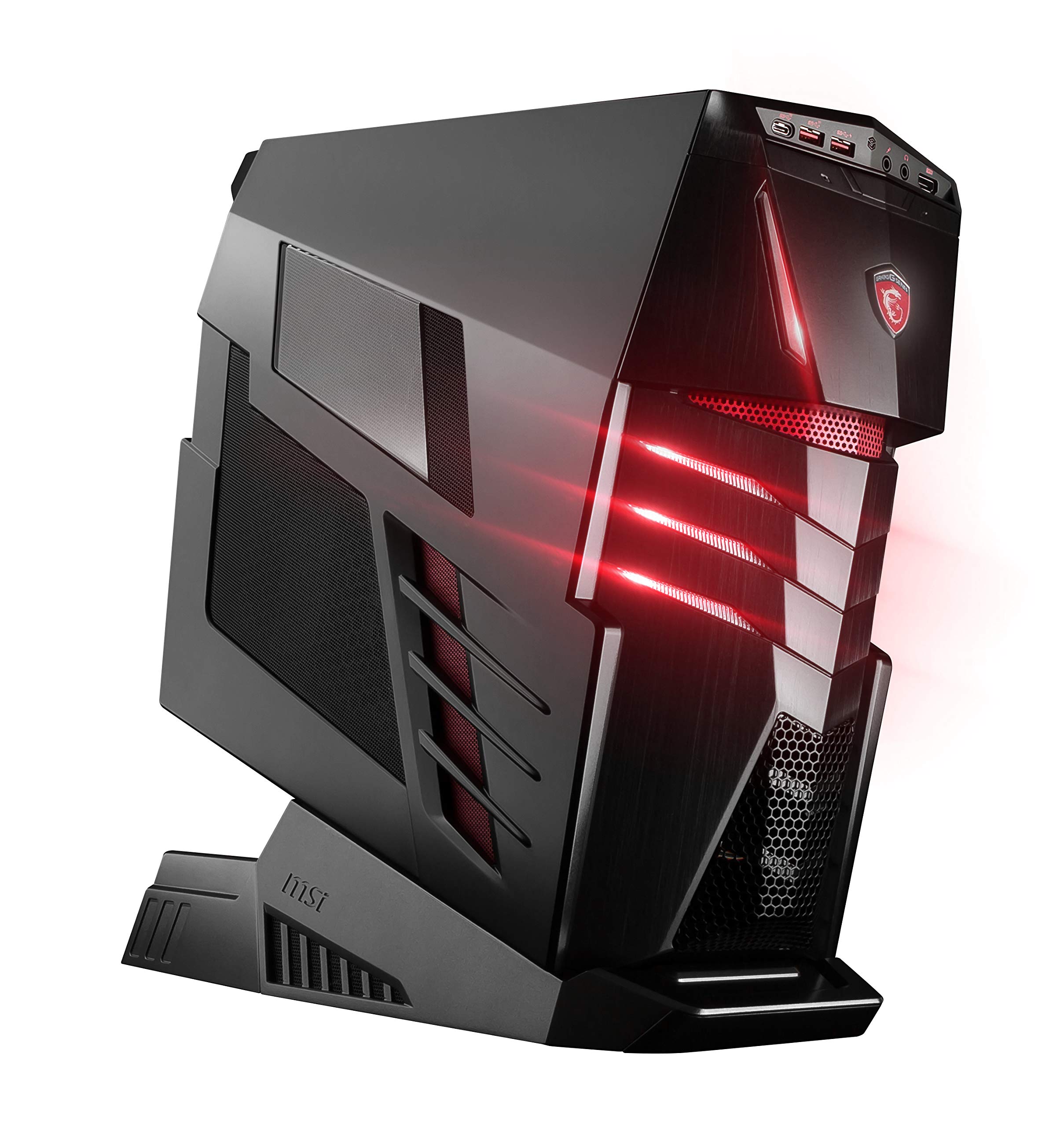 MSI AEGIS Ti Gaming Desktop PC (Black) - (Intel Core i7-6700K, 32 GB RAM, 256 GB SSD Plus 2 TB HDD, NVIDIA GeForce GTX 1080 Graphics Card, Windows 10) — view 4