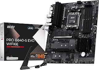 MSI PRO B840-S EVO WIFI6E AM5 DDR5 8000MHZ(OC) HDM