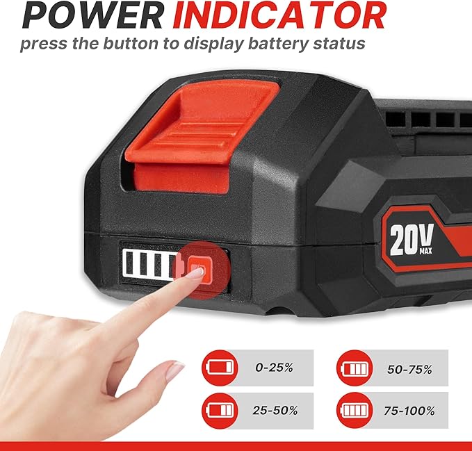 Batería de Litio 20V 2.0Ah para Aspiradora - 2 Unidades miniatura 4