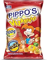 Pippo's Vitaminado – Salgadinho de Milho Sabor Churrasco, 200g