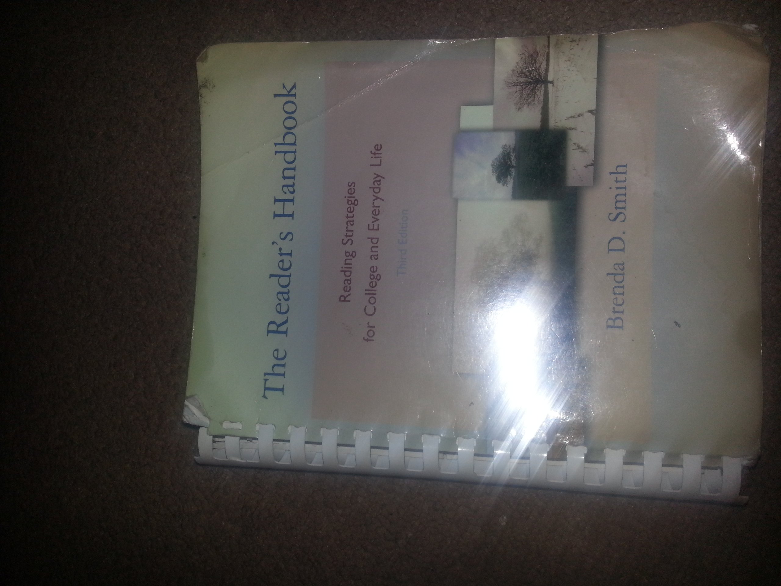 The Reader's Handbook: Reading Strategies for College and Everyday Life (book alone)