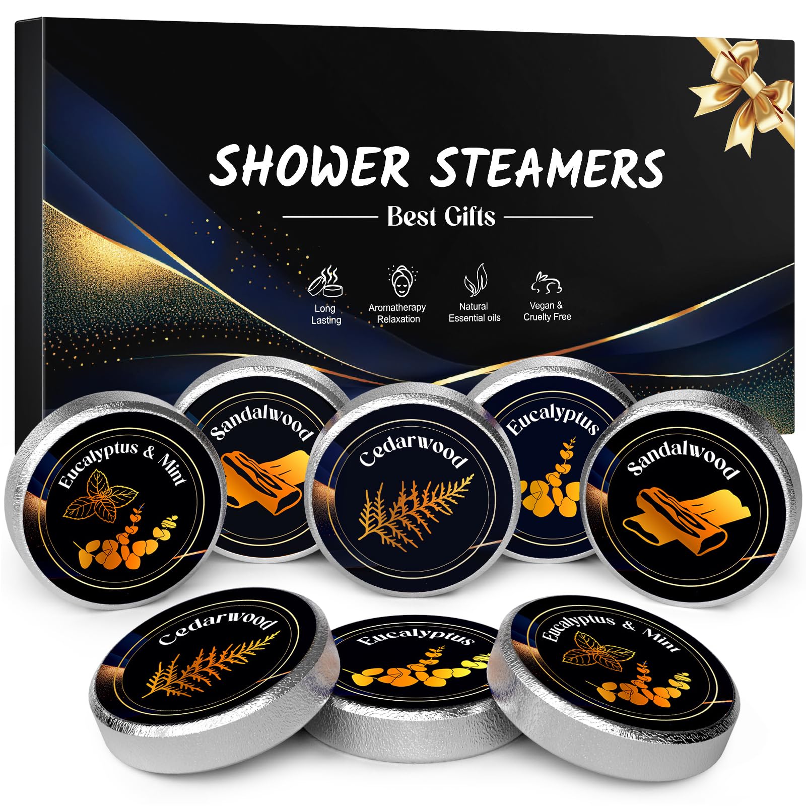 Linkax Shower Steamers Aromatherapie, Geschenke für Frauen/Frau/Freundin, Muttertagsgeschenk für Mama