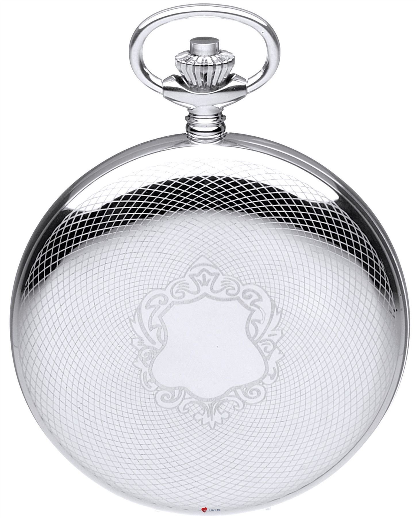 Full Hunter Pocket Watch Sterling Silver Skeleton 17 Jewel Mechanical