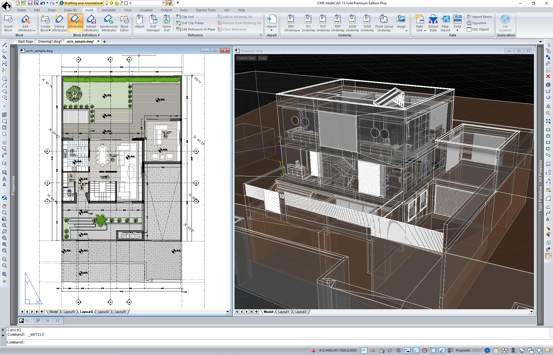 CMS IntelliCAD PE Plus | Professionelle CAD-Software für 2D und 3D-Modelle, kompatibel mit .dwg-Dateien | Perpetuelle Lizenz | DVD-Disk und Download-Link. Digitale Lizenz