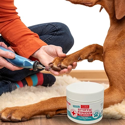 Vista 7 de Polvo estíptico de 5 onzas para perros, gatos y pájaros detiene el sangrado, coagulación rápida de la sangre para cortar uñas, cortes menores
