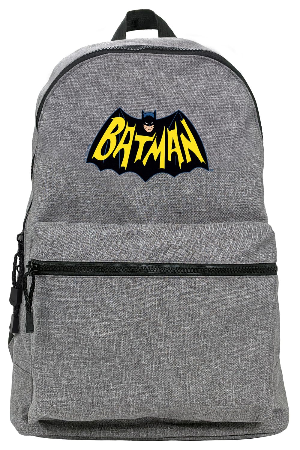 LOGOVISION Batman 1966 Serie TV Logo Zaino Leggero per Lavoro Scuola Uso quotidiano Pieghevole per Viaggio, Sportivo, mélange, Compatto
