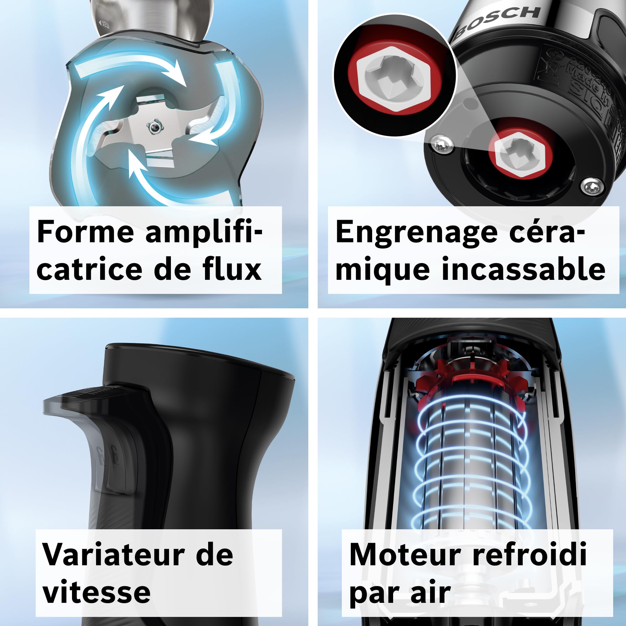 Bosch MSM6M830 ErgoMaster Série 6 - Mixeur plongeant
