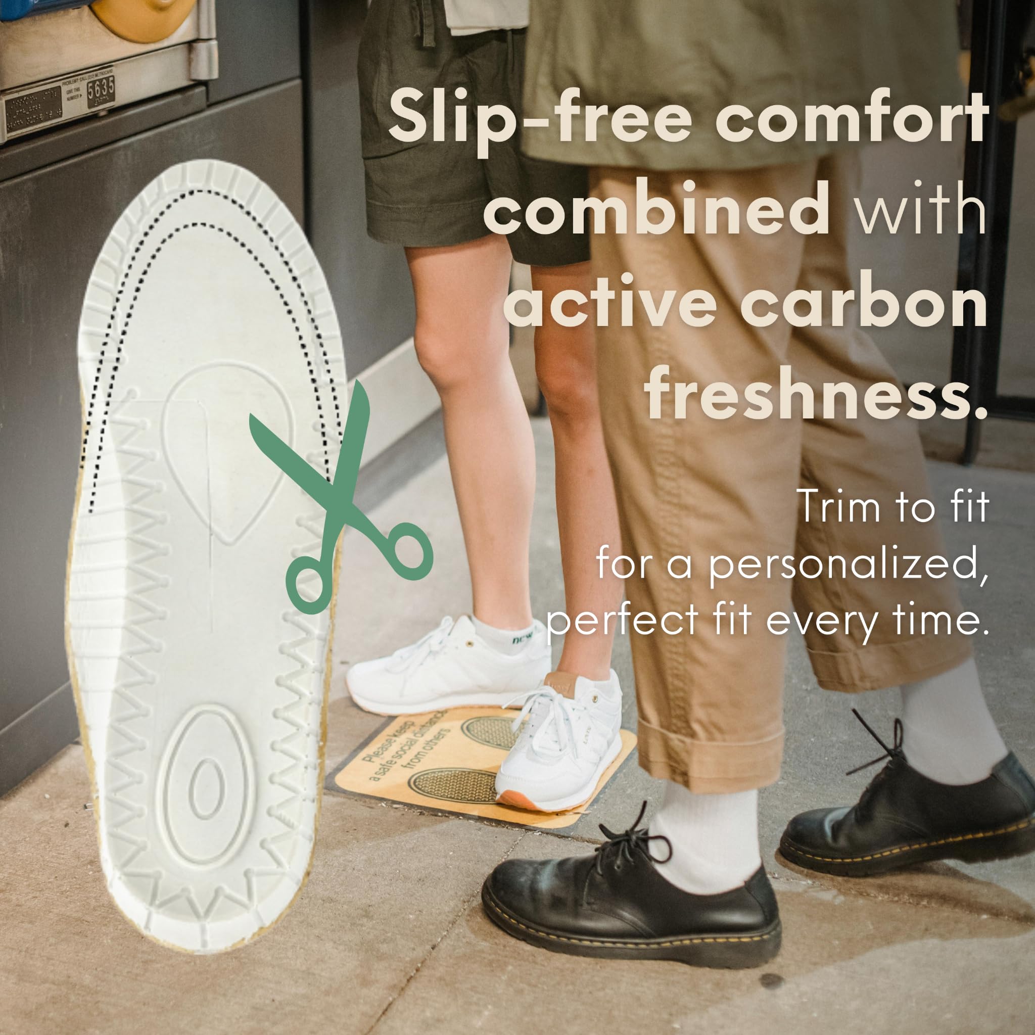 HANDARTE Genuine Leather Insoles - Orthopedic Vegetable Tanned - Odor Eater Natural Padded with Latex Foam - Magic Absorbent and Thin