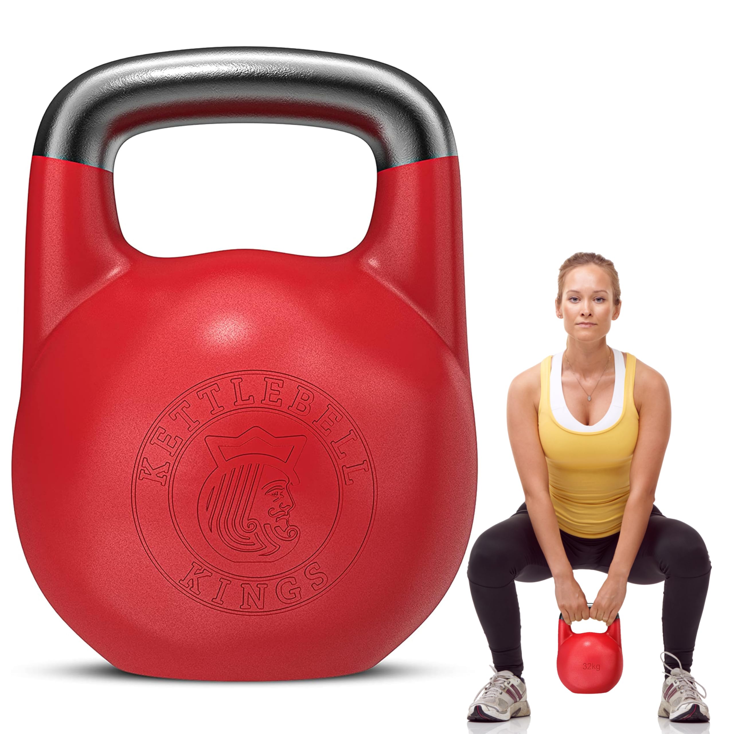 Kettlebell Kings | Competition Kettlebell Weights For Women & Men | Designed For Comfort in High Repetition Workouts