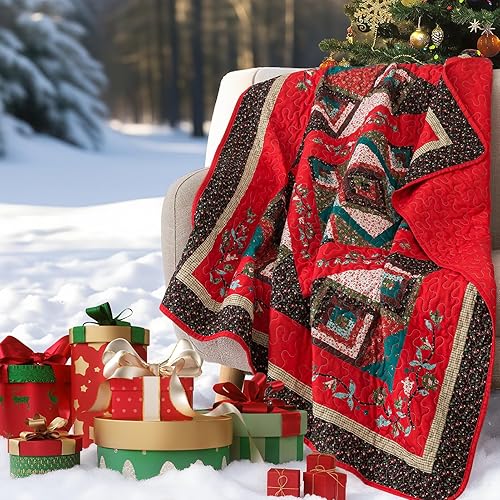 Vista 168 de VAPUTAR Colchas tamaño King – Juego de ropa de cama de algodón de otoño, 3 piezas, ligero, suave, tamaño King, juego de edredón bohemio de algodón