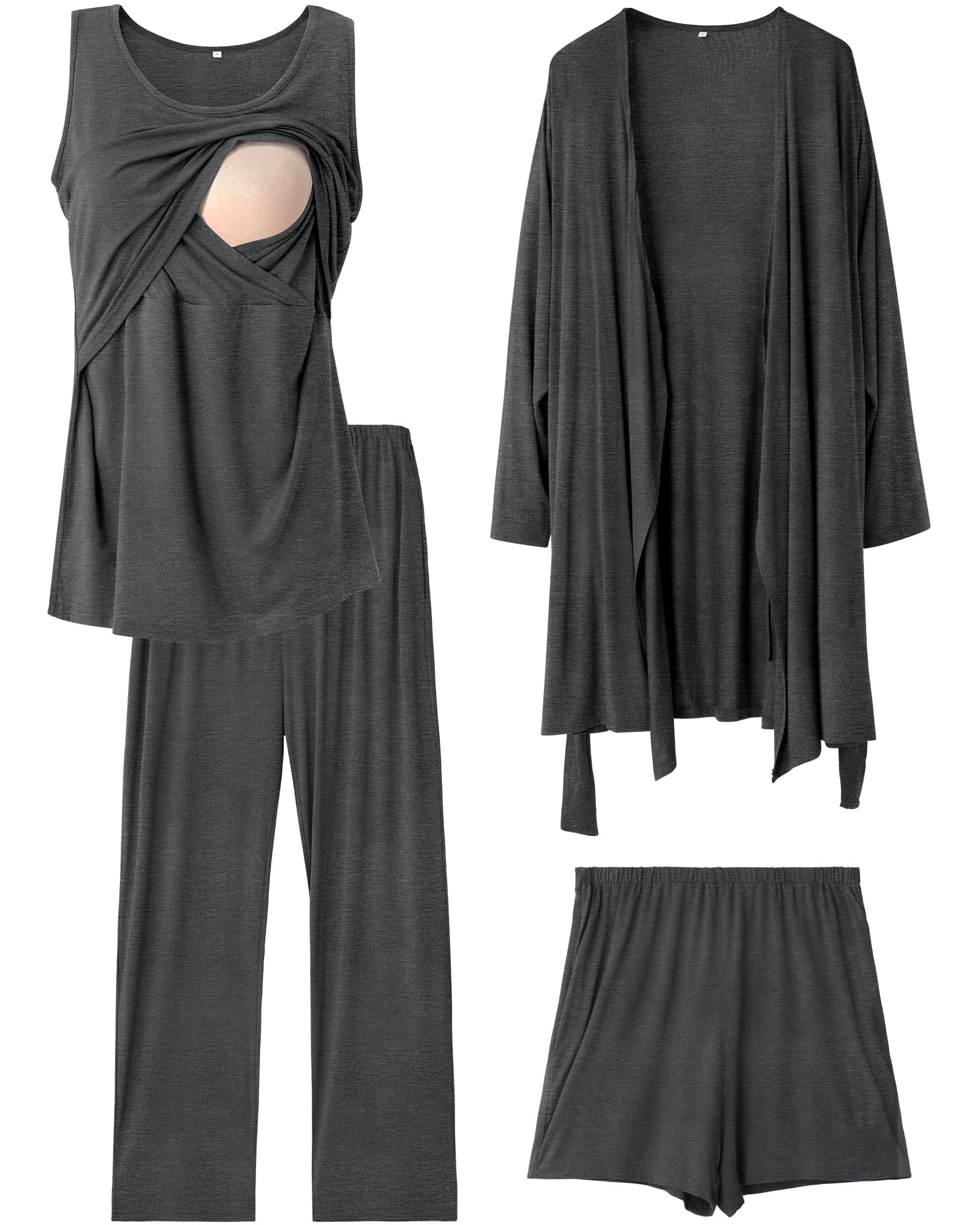 Rnxrbb 4PC Robe Set