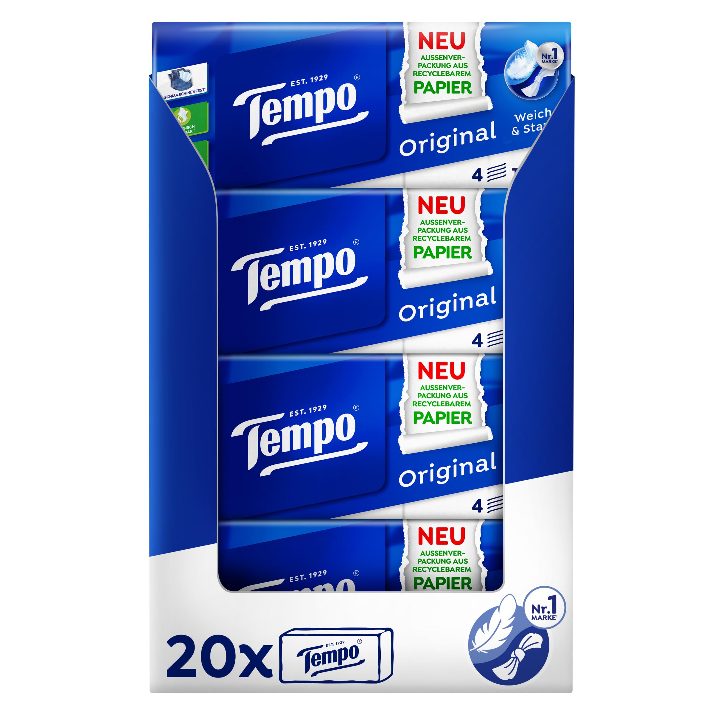 TempoTissues 15 Pack (15x10 Tissues)The Forest Stewardship Council