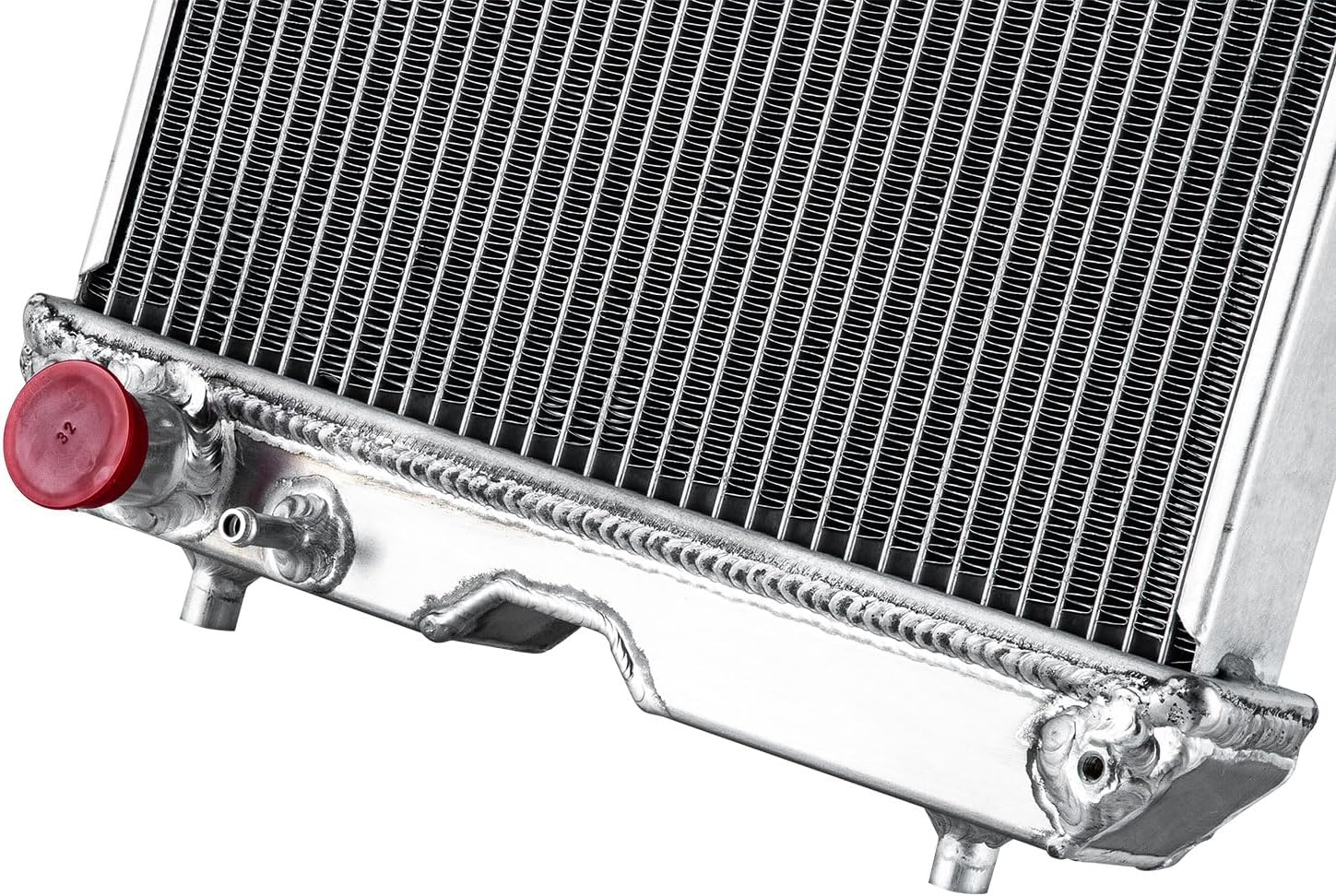 OE# K2581-85010 Radiator, All Aluminum Tractor Radiator for Kubota BX1850D BX1860 BX1870 BX1870-1 BX1880 BX2350D BX2360 BX2370 BX2370-1 BX2380 BX23S BX24D BX25 BX25DLB BX25DLB-1 Tractors