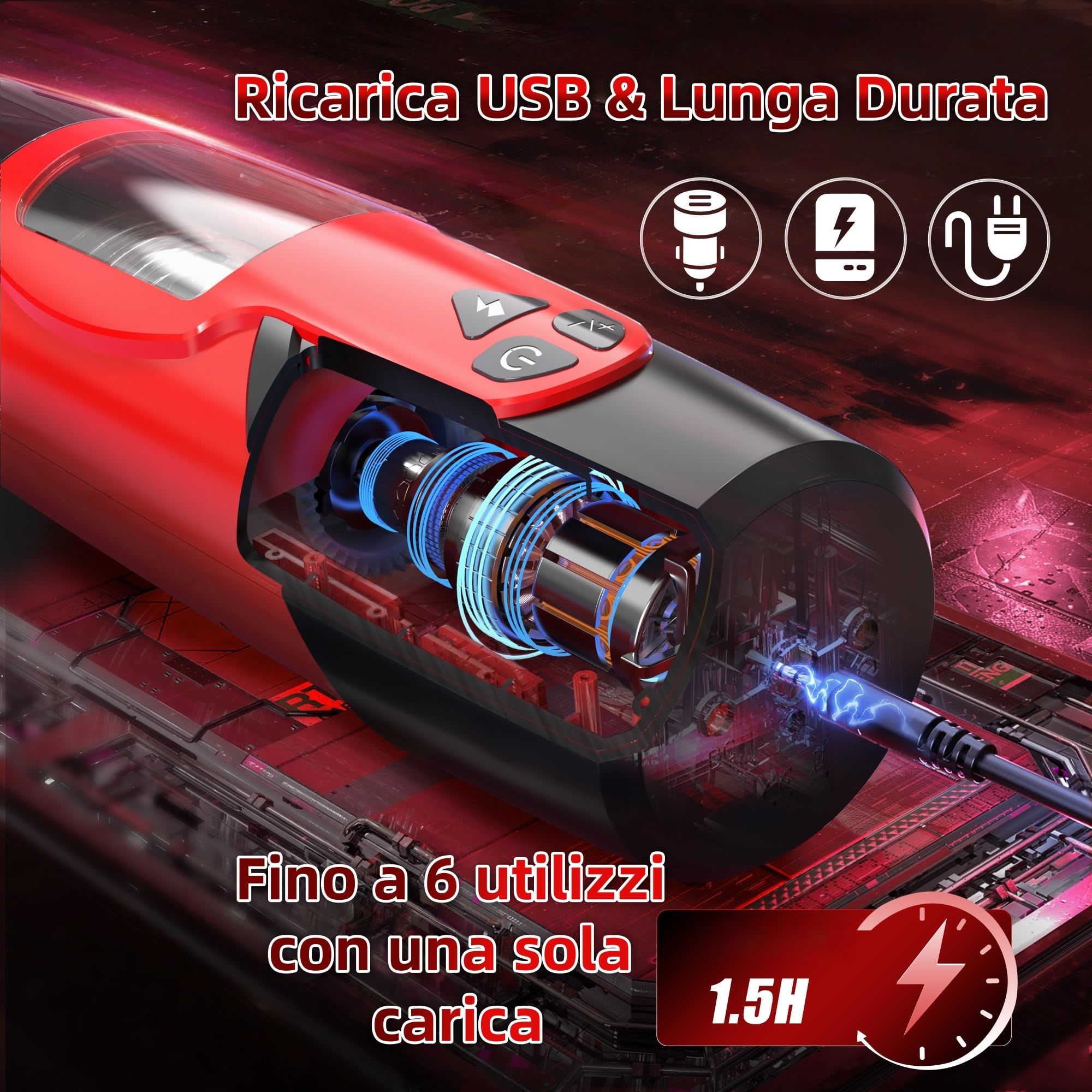 Masturbatore Uomo Automatico Silenzioso Sextoysys Uomo, Vagina Finta Realistica Sex Toys, 7 Modi di Telescopica e Rotazione, Controllo APP per Allenamento Pene Toys Sessuali per Uomini