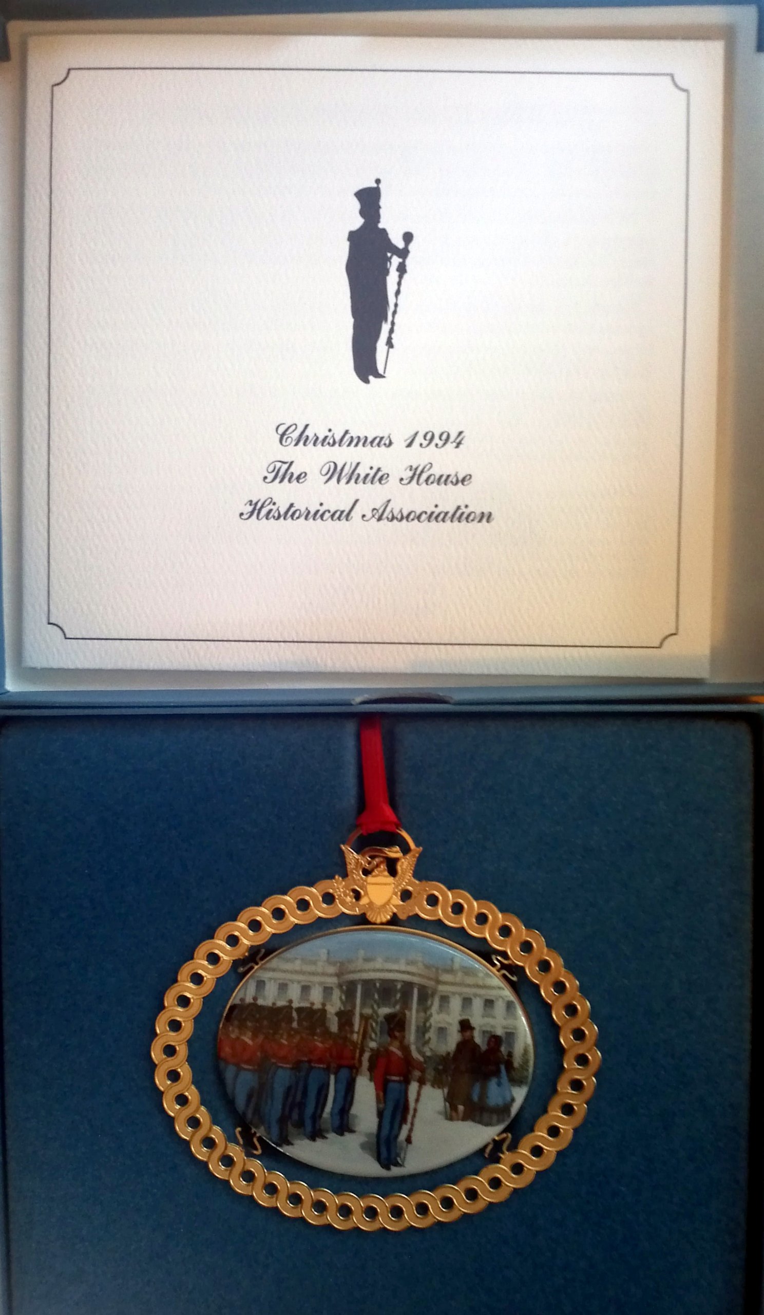 Amazon.com: Christmas 1994 The White House Historical Association Ornament  : Home & Kitchen