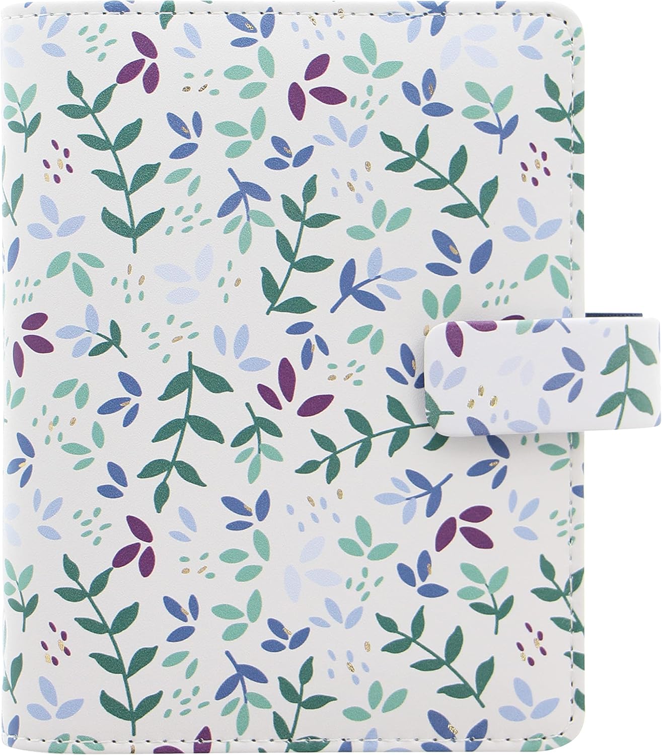 Filofax Garden Organizer, Pocket Size, Sunrise - Leather-Look, Gold Foil Accents, Six Rings, Week-to-View Calendar Diary, Multilingual, 2025 (C028712-25)