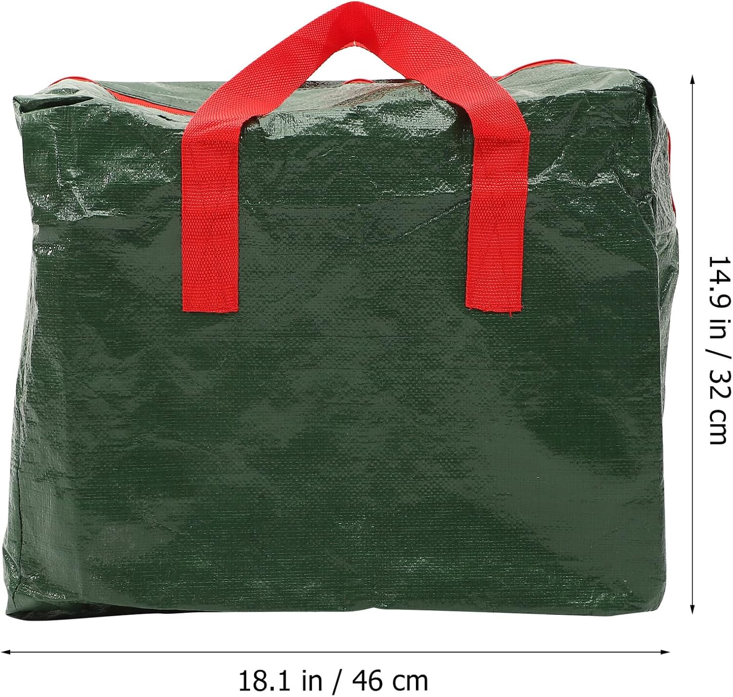 Xmas Tree Storage Bag for Christmas PE Water Resistant Green